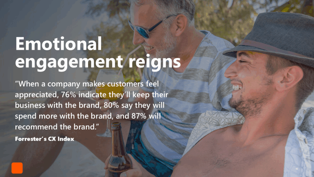 Emotional engagement quote and metrics