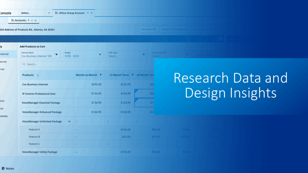 Cox Communications UX research presentation